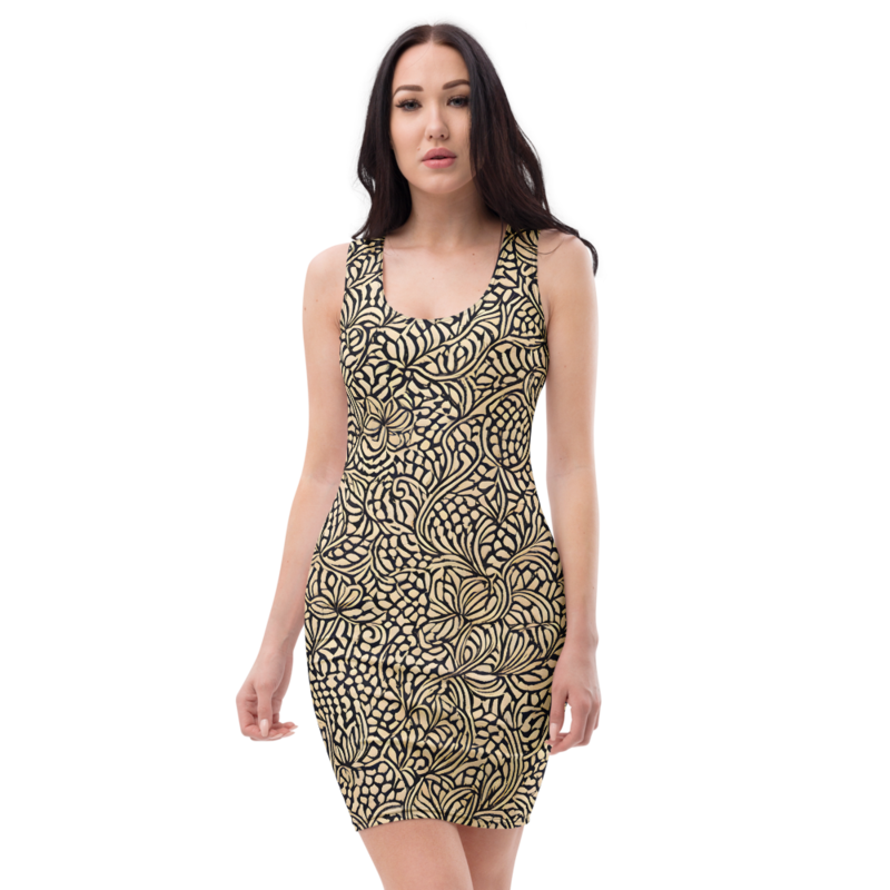 Bodycon Dress: Sashiko & Stitching