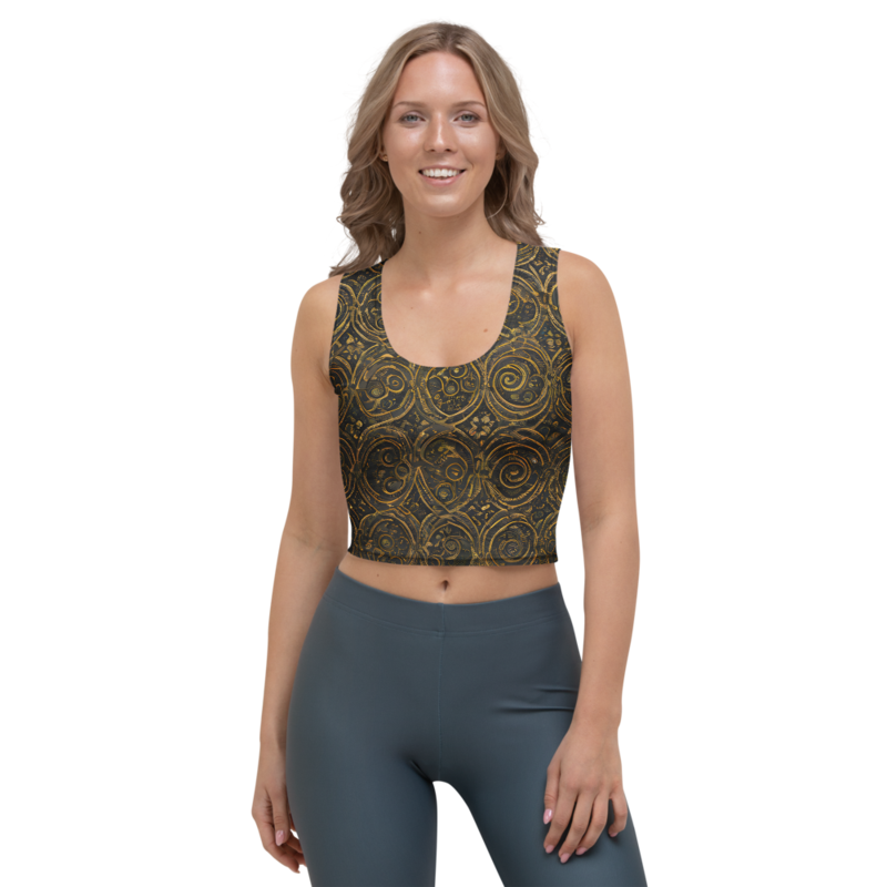 Crop Top: Ripple & Linen