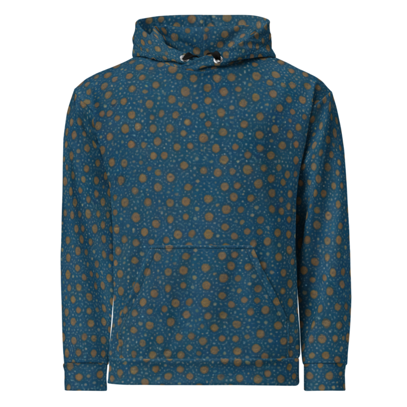 Eco Hoodie: Celestial & Scalloped