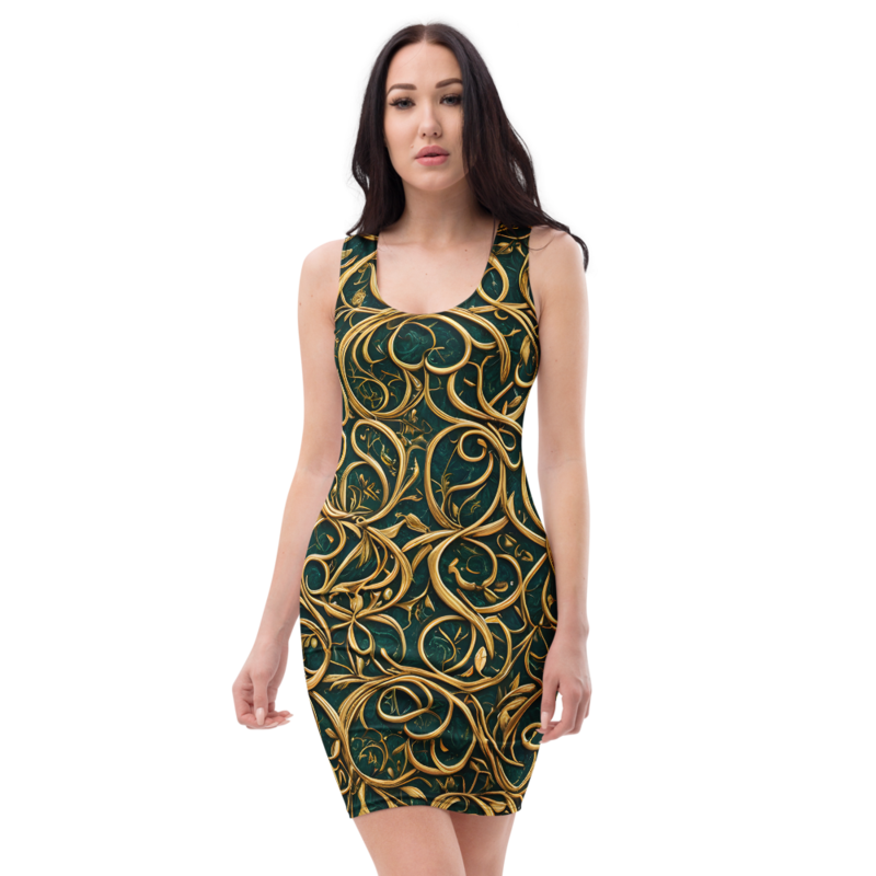 Bodycon Dress: Mystic & Parchment