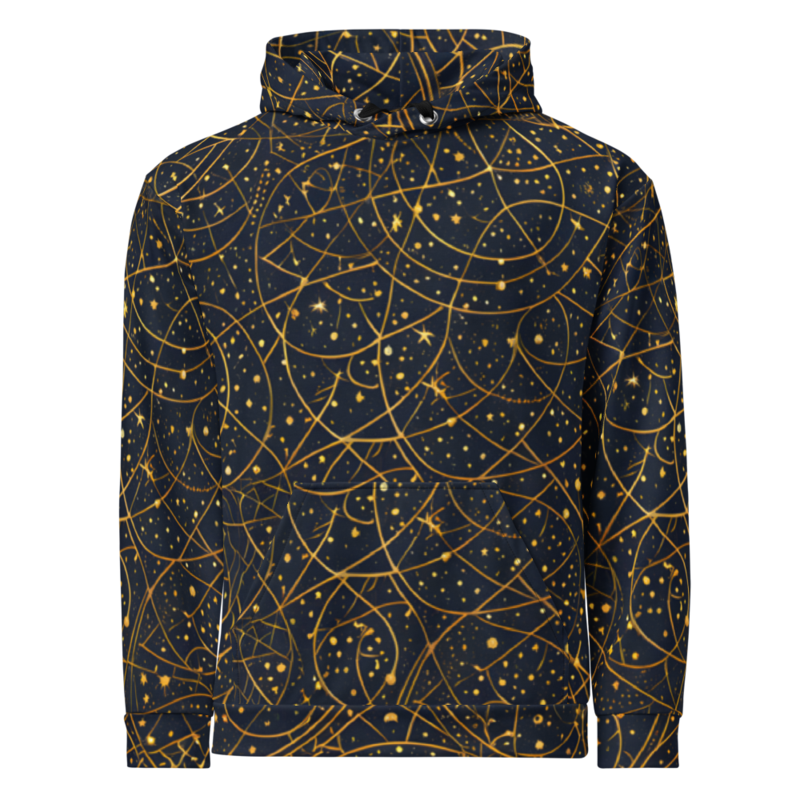 Eco Hoodie: Ethereal & Constellation
