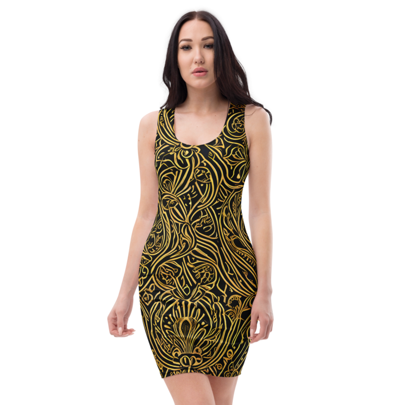 Bodycon Dress: Velvet & Radiant