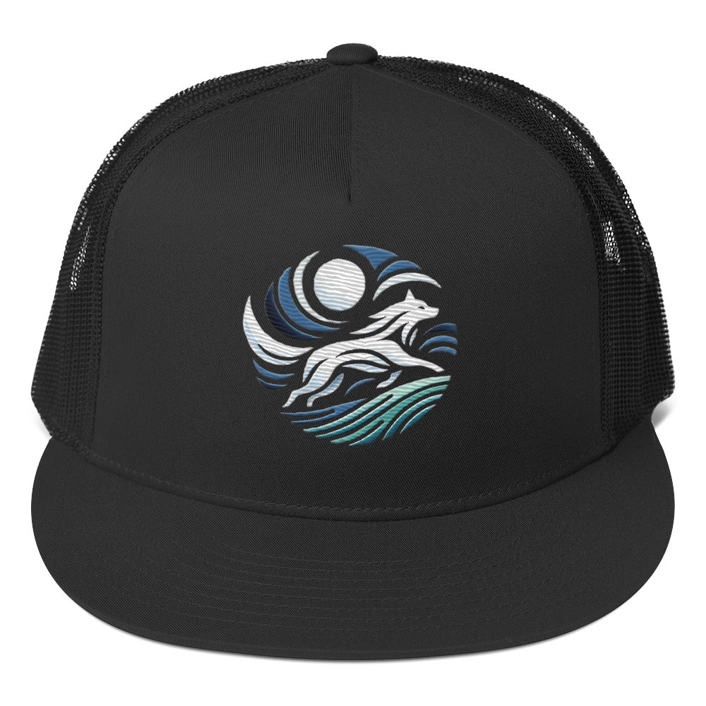The Wolf Trucker Cap (Embroidered)