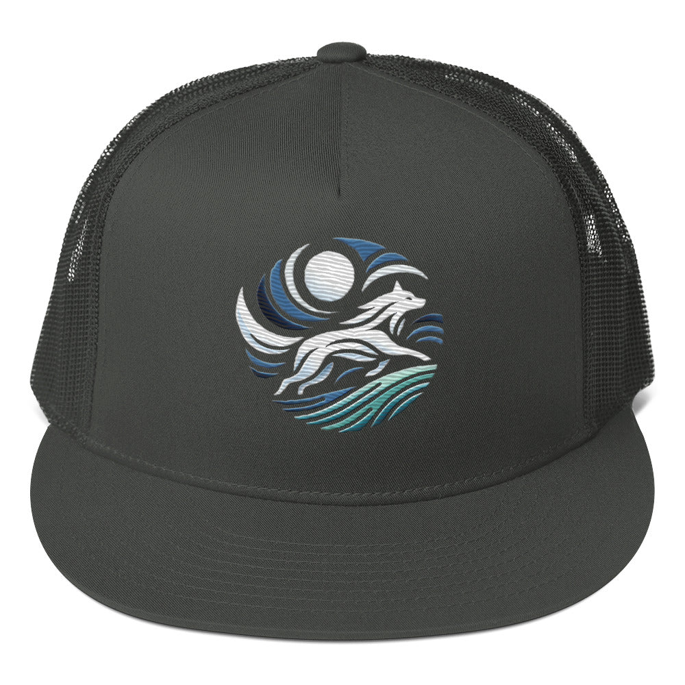 The Wolf Trucker Cap (Embroidered)