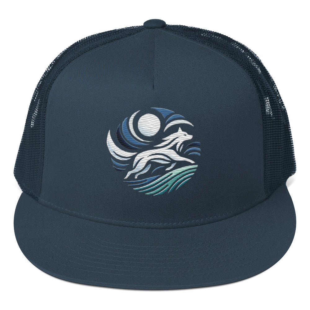 The Wolf Trucker Cap (Embroidered)