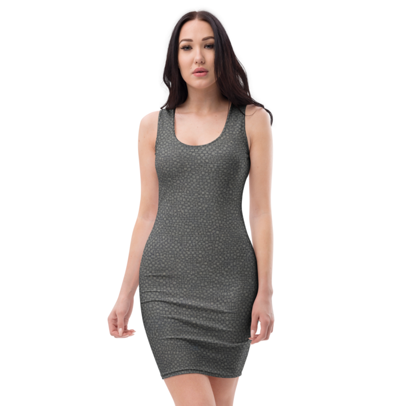 Bodycon Dress: Linen & Golden