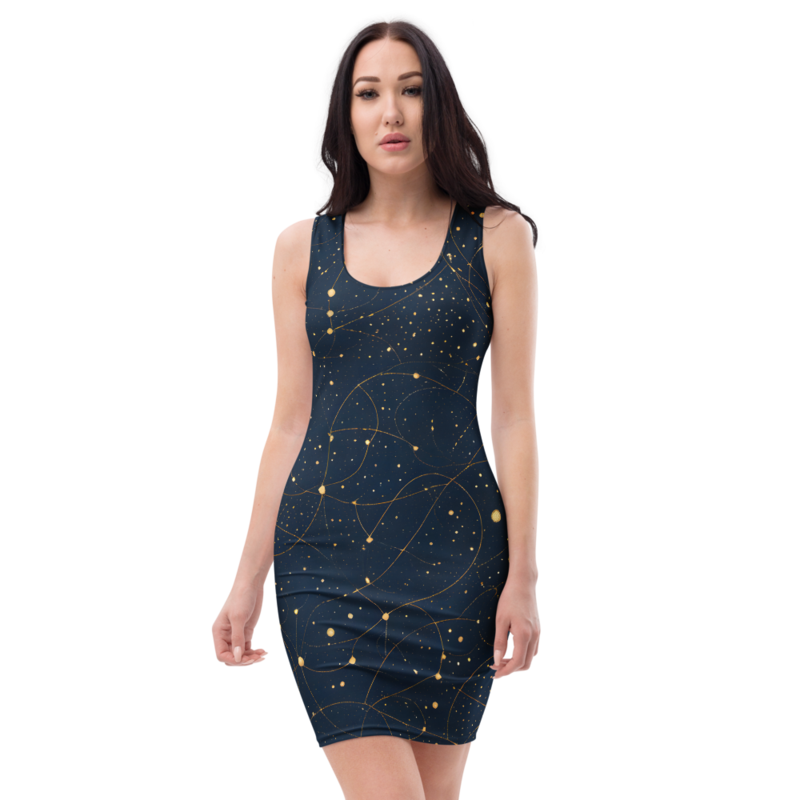 Bodycon Dress: Celestial & Velvet