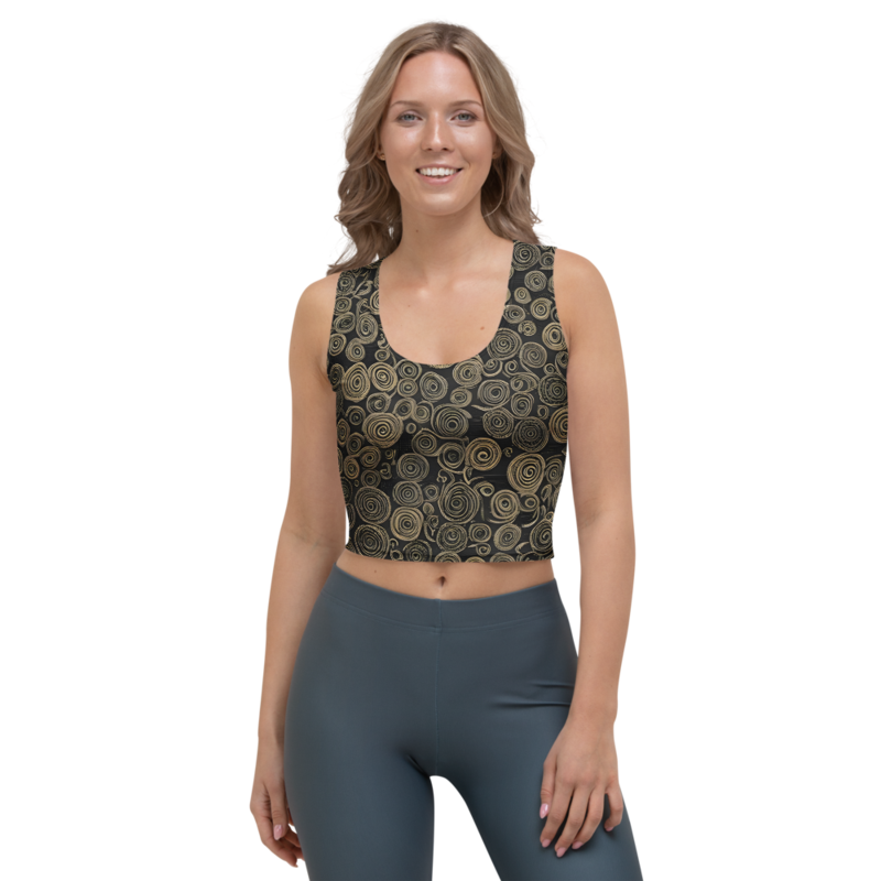 Crop Top: Embroidery & Choral