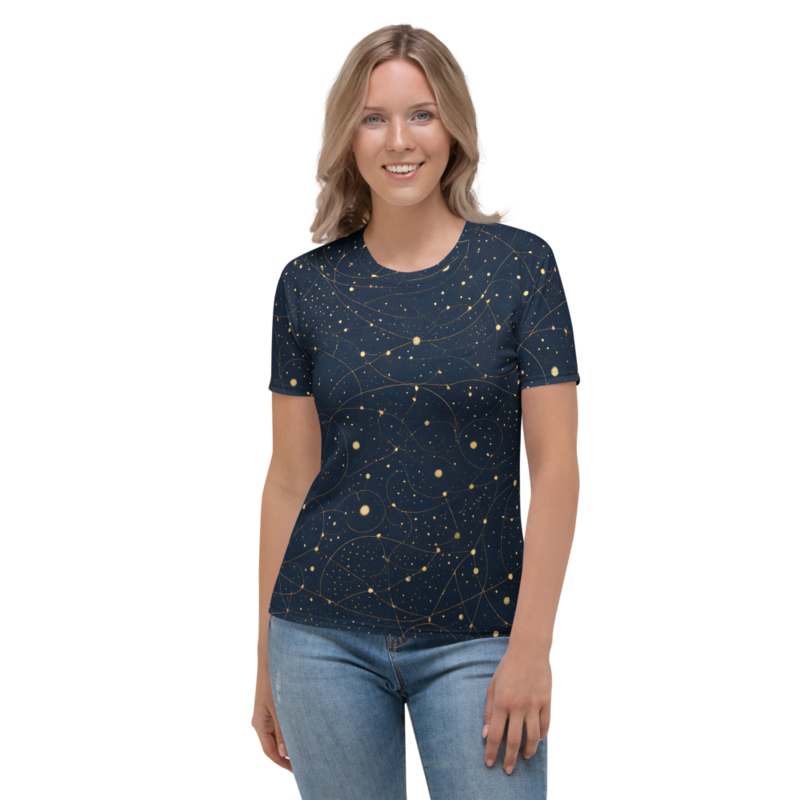 Women's T-Shirt: Celestial & Velvet