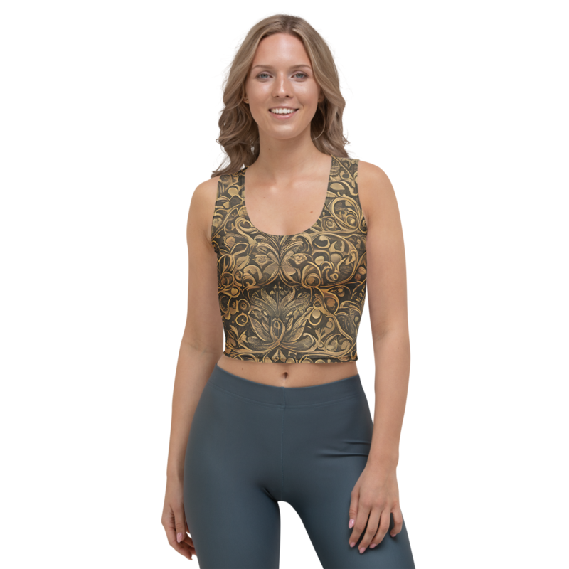 Crop Top: Radiant & Scalloped