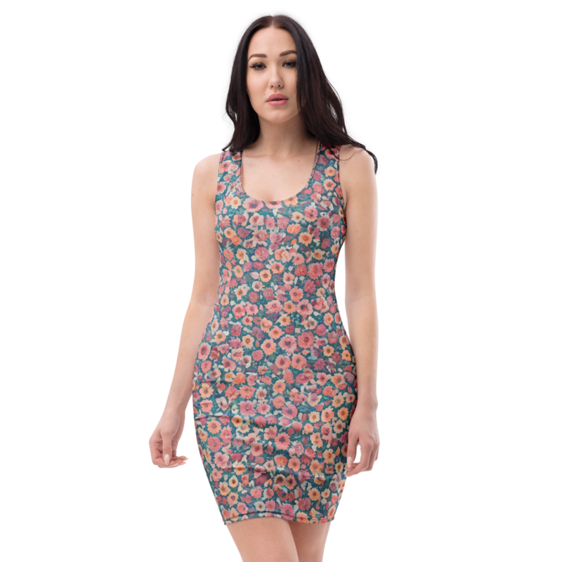 Bodycon Dress: Mosaic & Golden