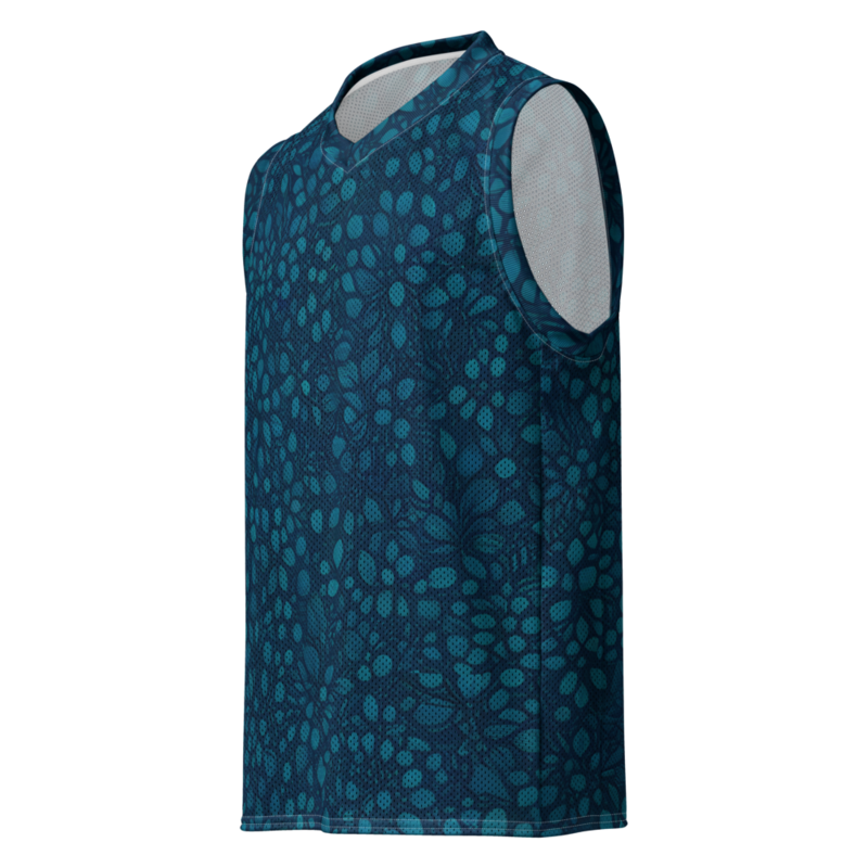 Teal Organic Diamonds Premium Basketball Jersey