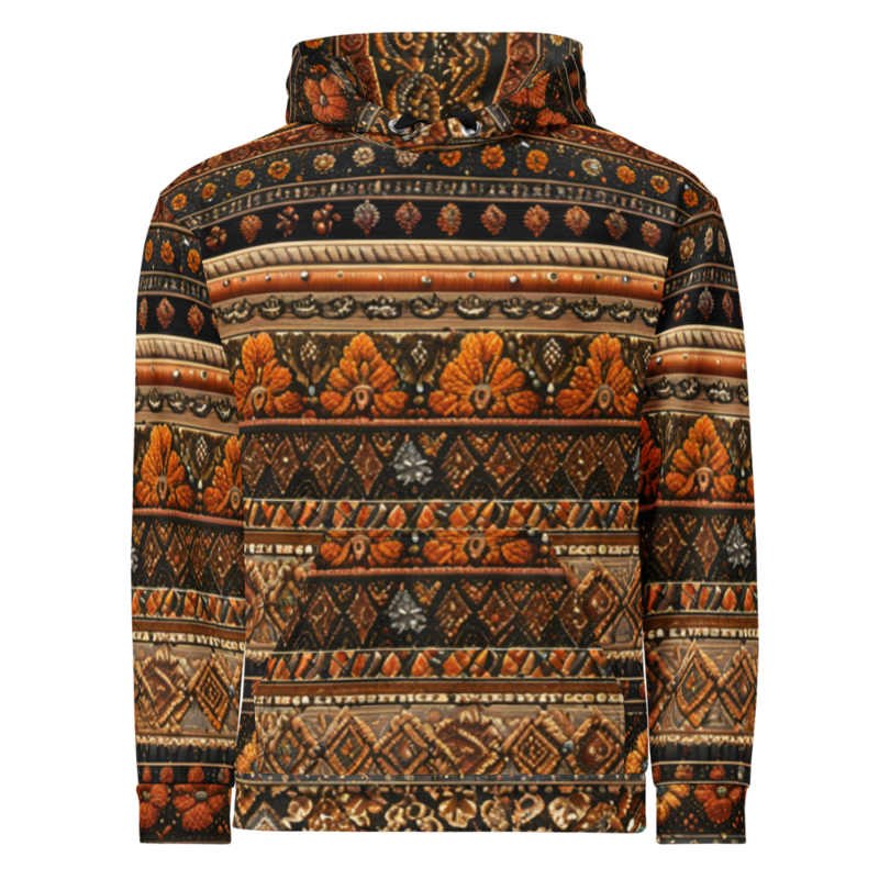 Eco Hoodie: Autumnal & Cross