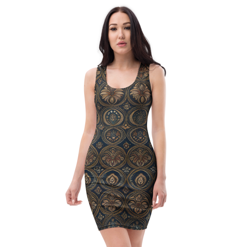 Bodycon Dress: Velvet & Linen