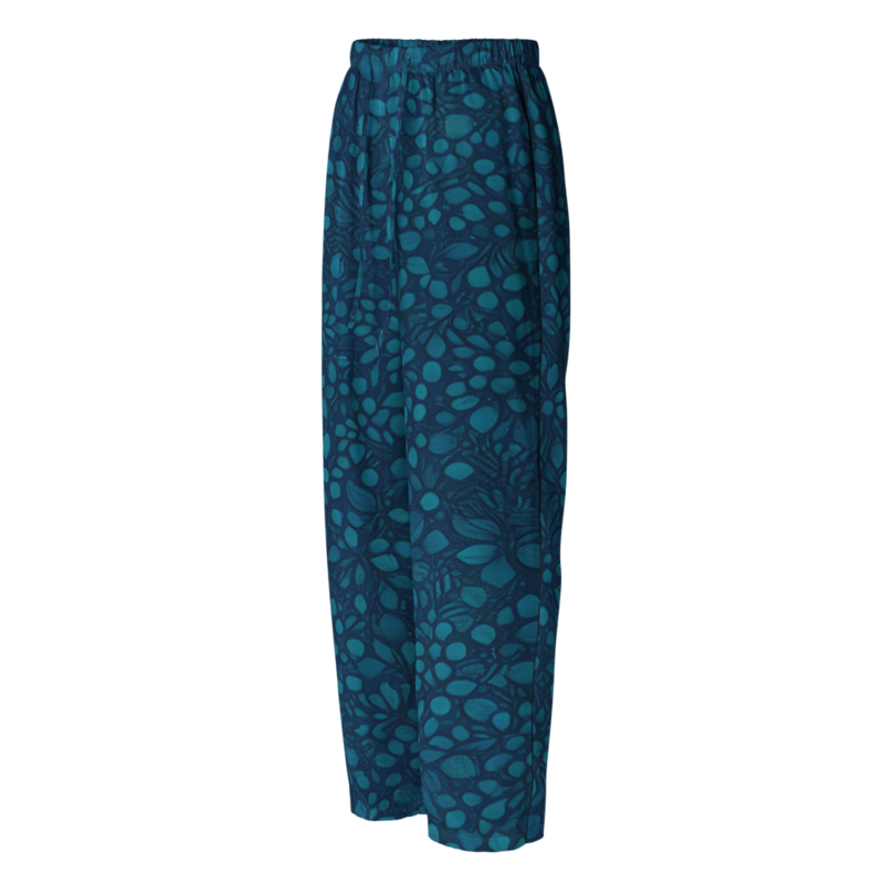 Teal Organic Diamonds Womens Pajama Pants
