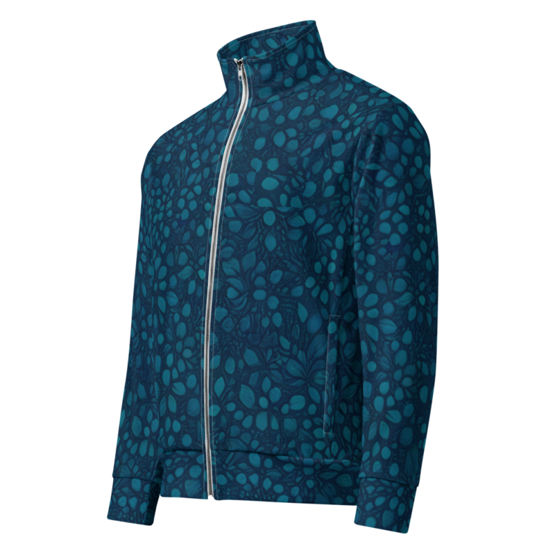 Teal Organic Diamonds Track Jacket