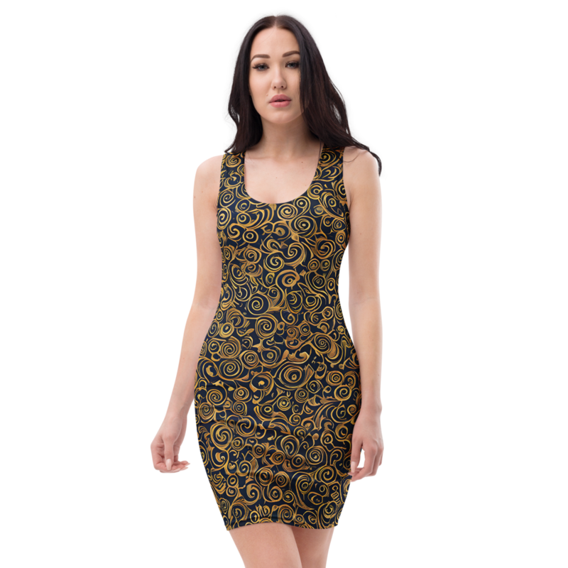 Bodycon Dress: Sacred & Cloud