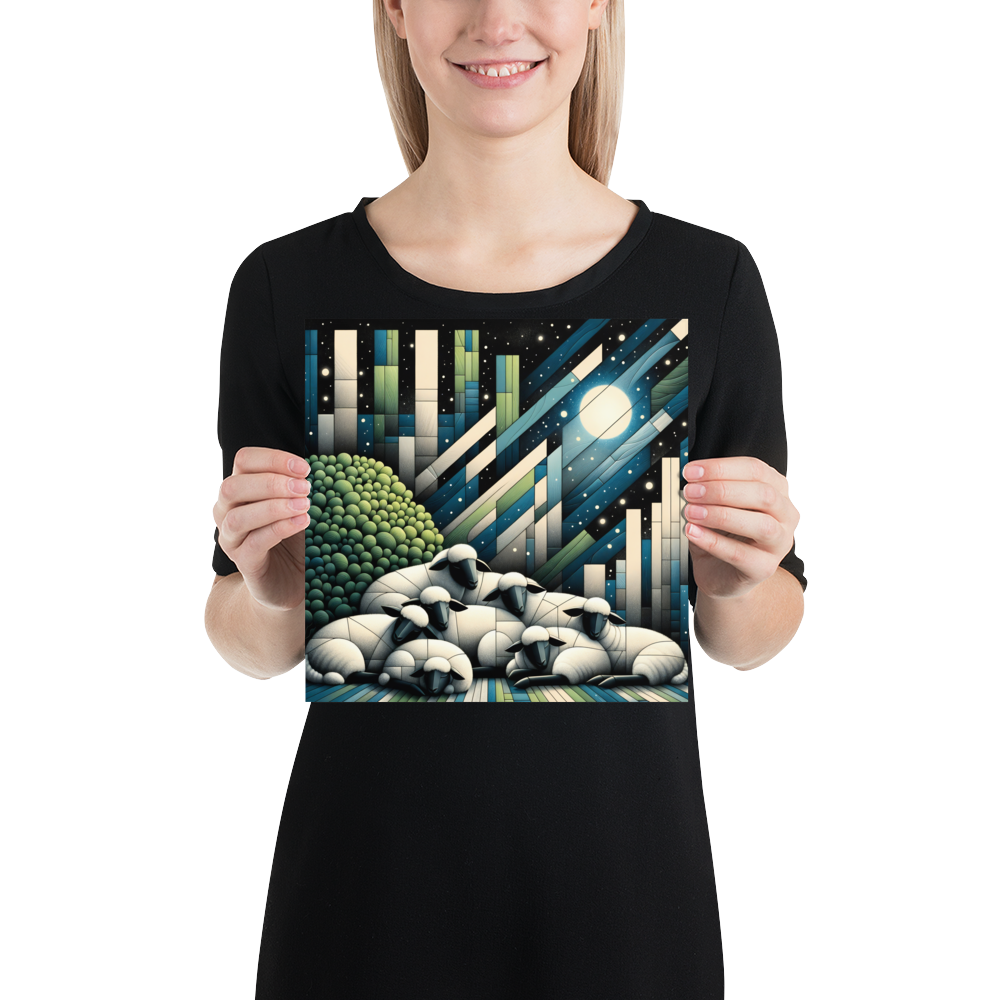Dreaming Sheep Poster