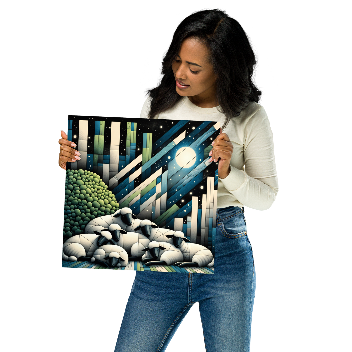 Dreaming Sheep Poster