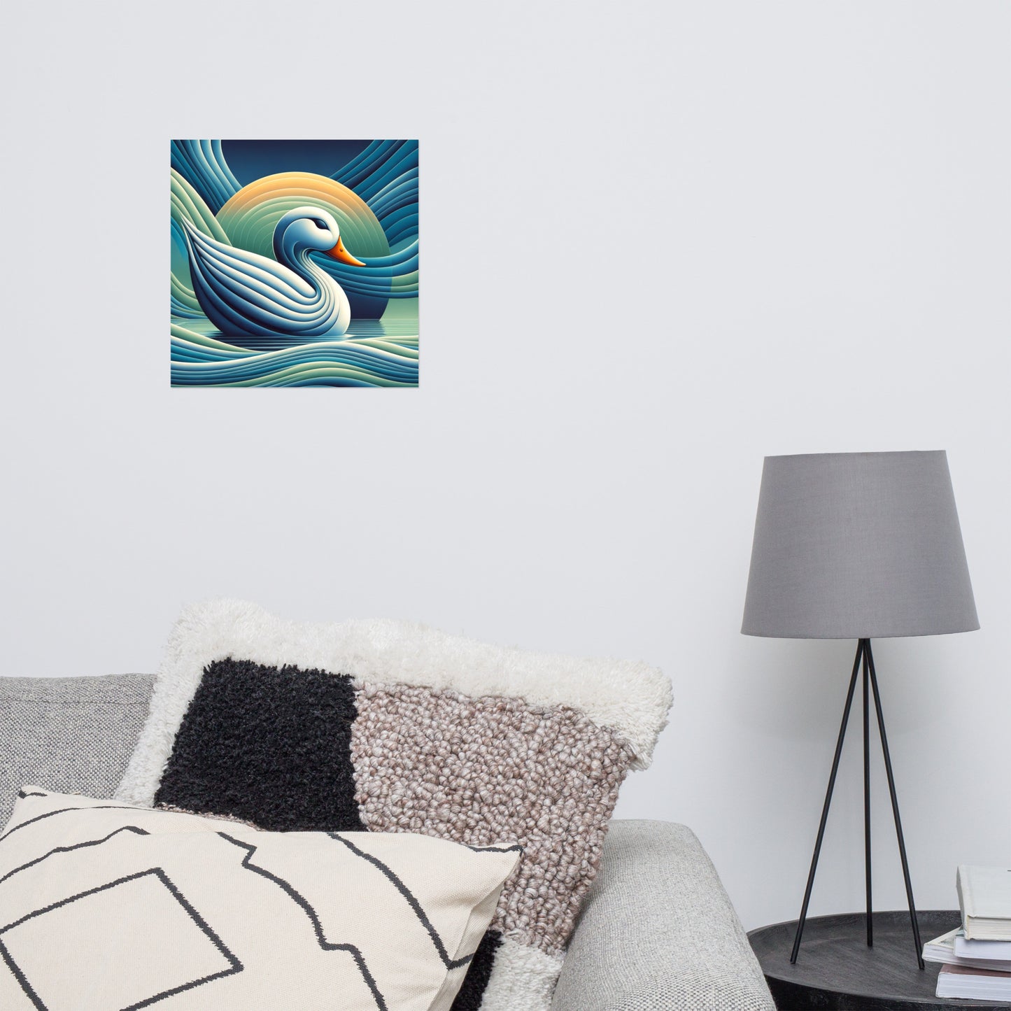 Abstract Duck Poster