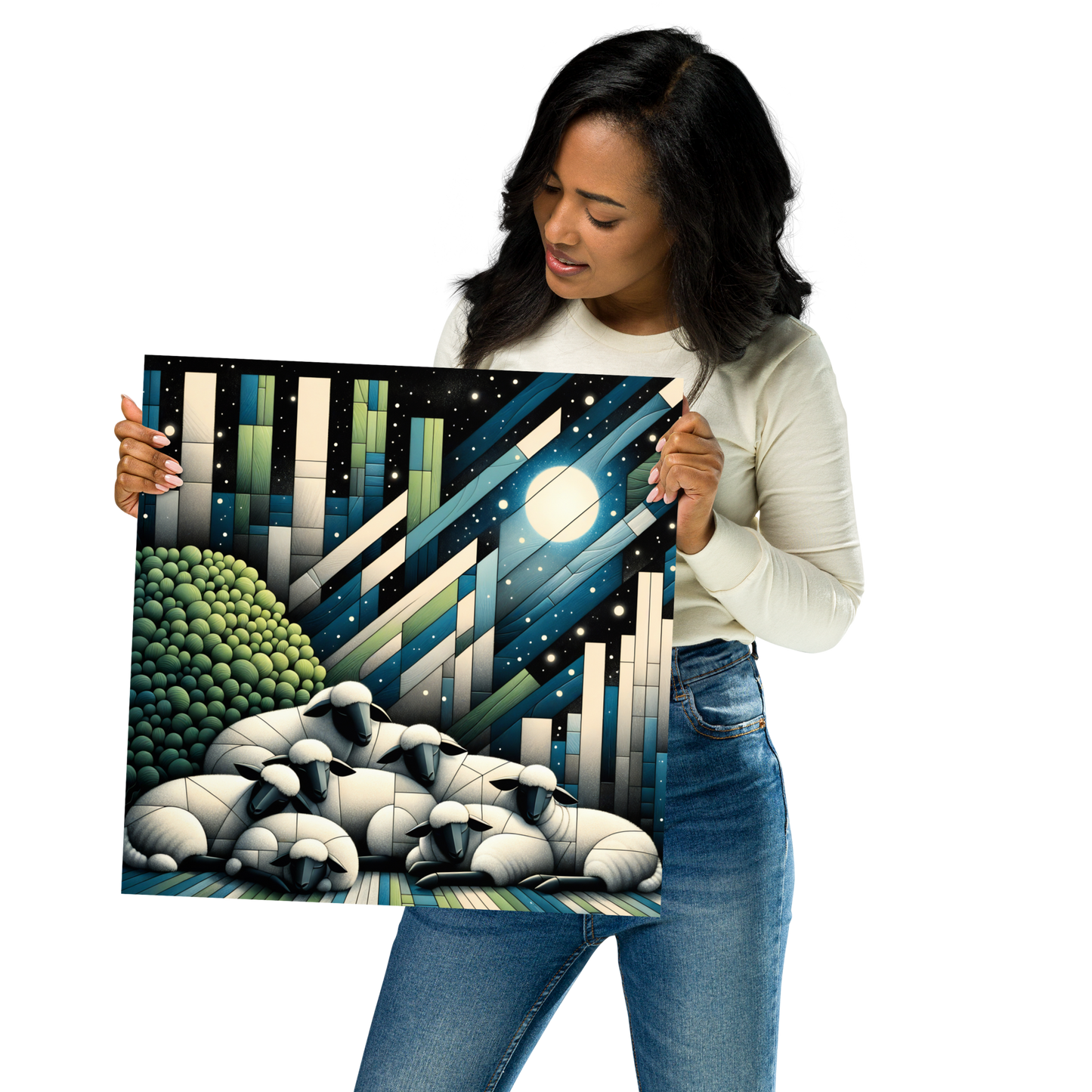 Dreaming Sheep Poster