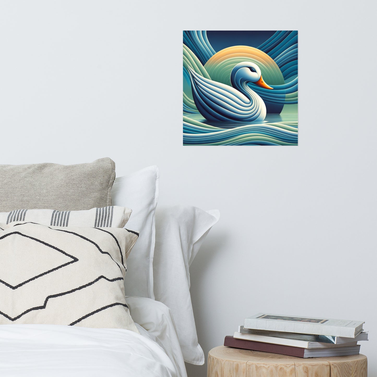 Abstract Duck Poster