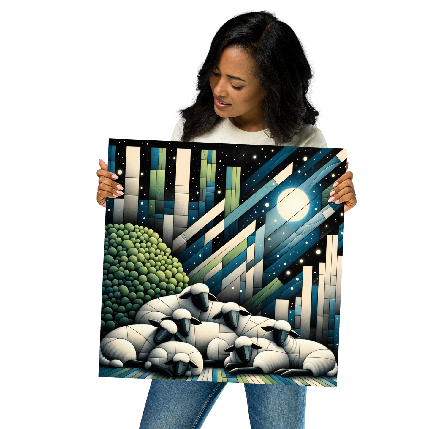 Dreaming Sheep Poster