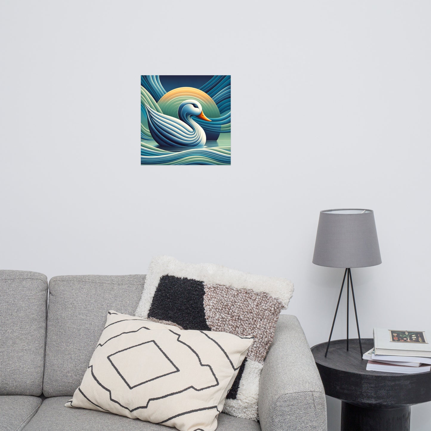 Abstract Duck Poster