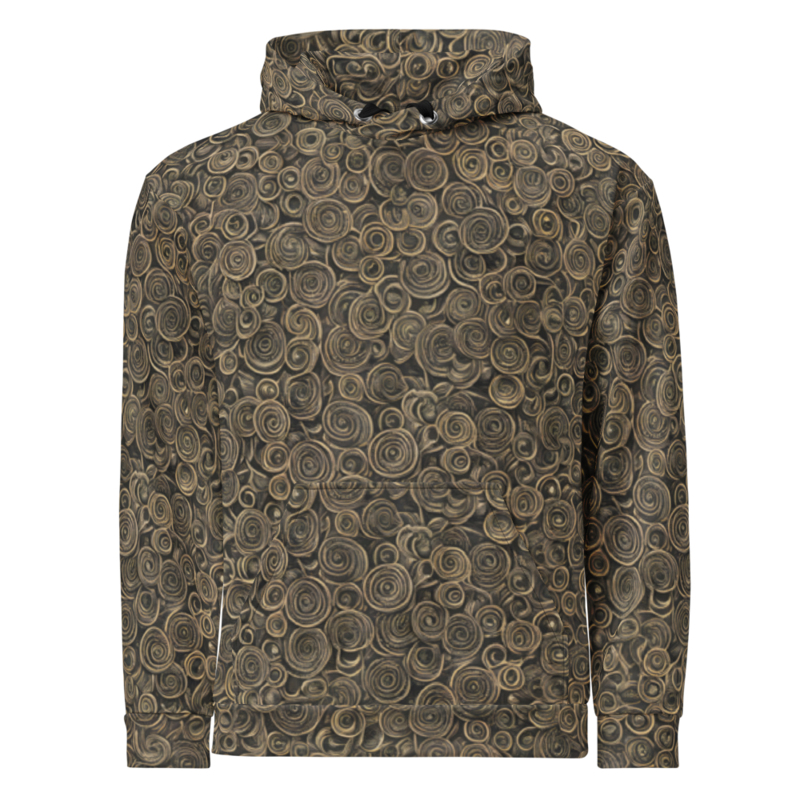 Eco Hoodie: Celestial & Parchment