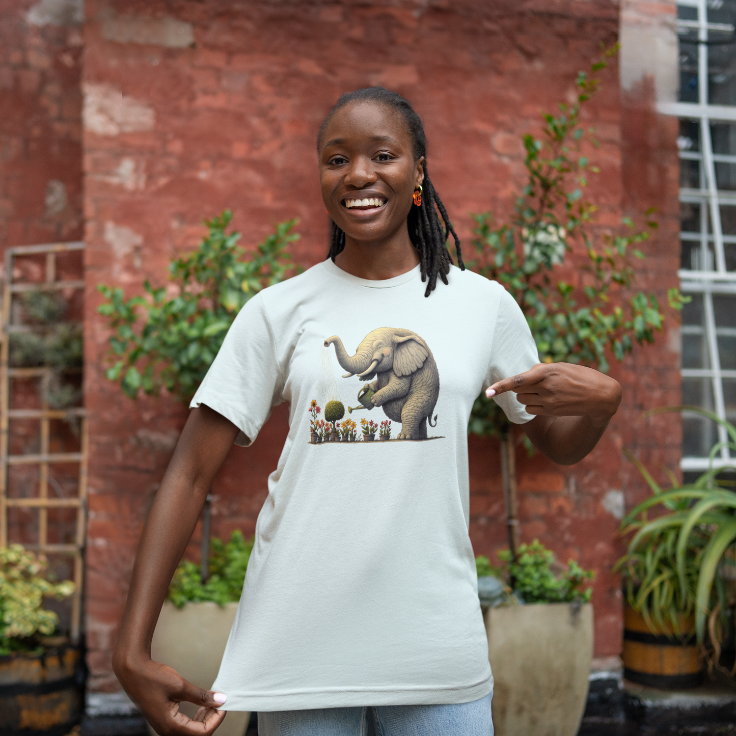 Elephant Gardening Shirt