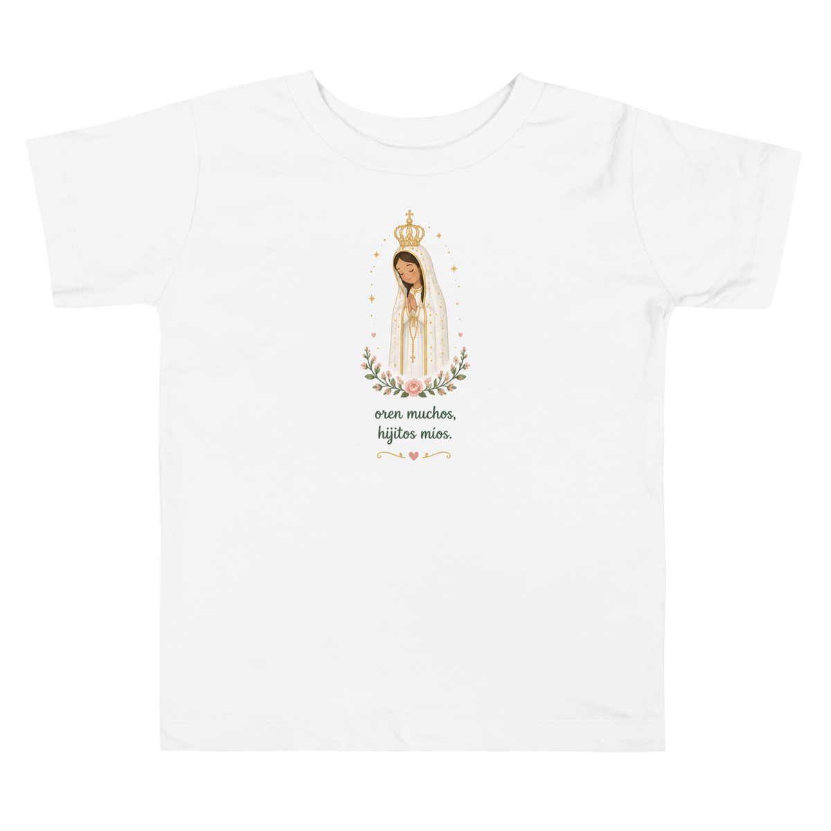Oren Muchos Fátima Toddler — Printful flat · White