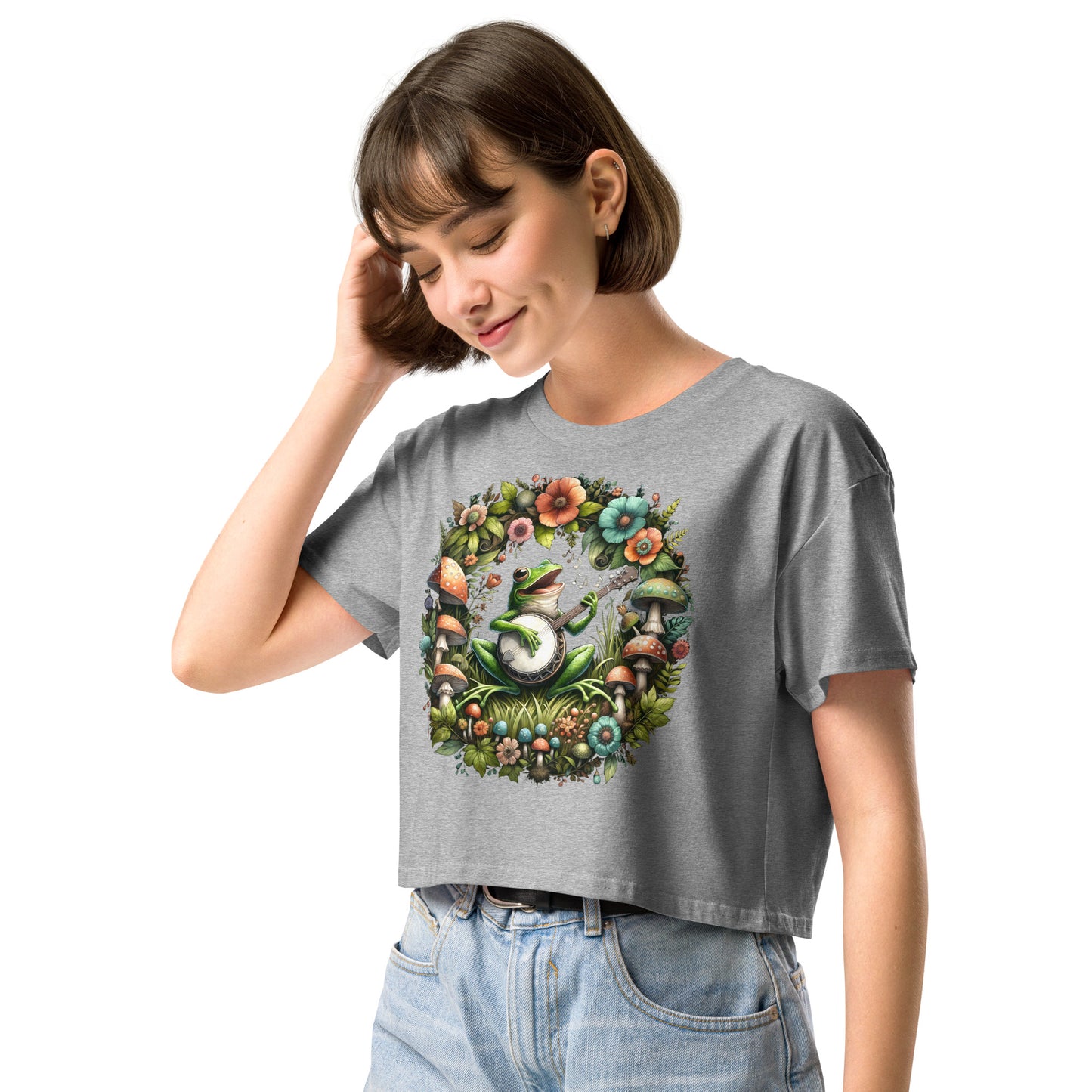 Banjo Frog Crop Top