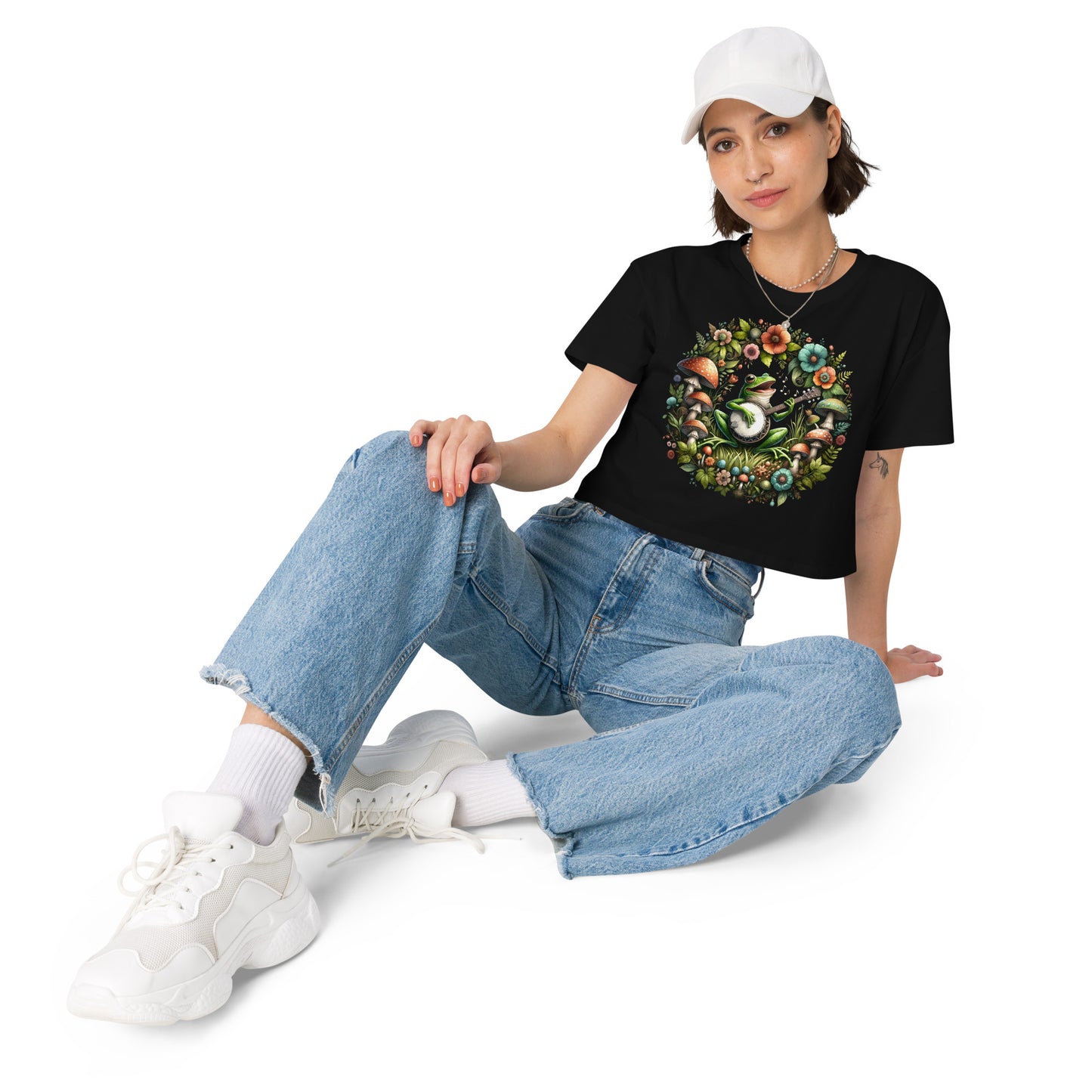 Banjo Frog Crop Top