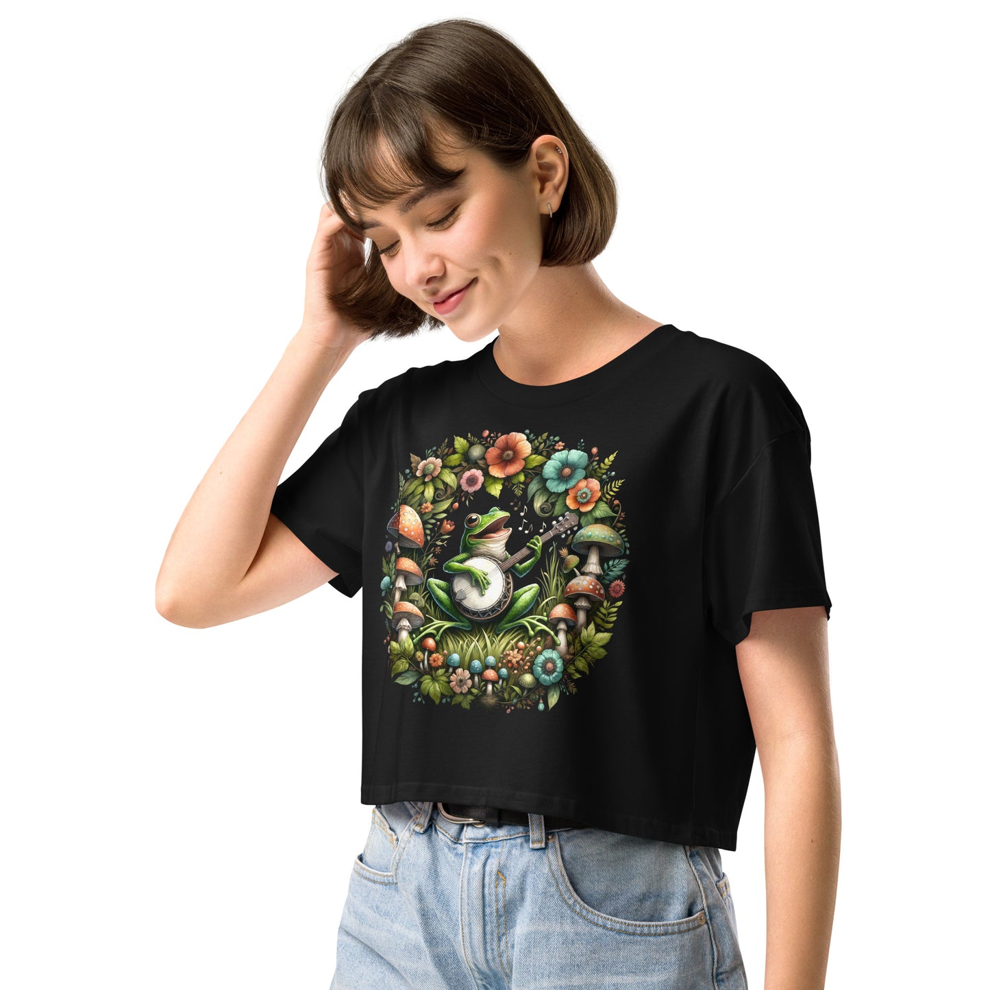 Banjo Frog Crop Top
