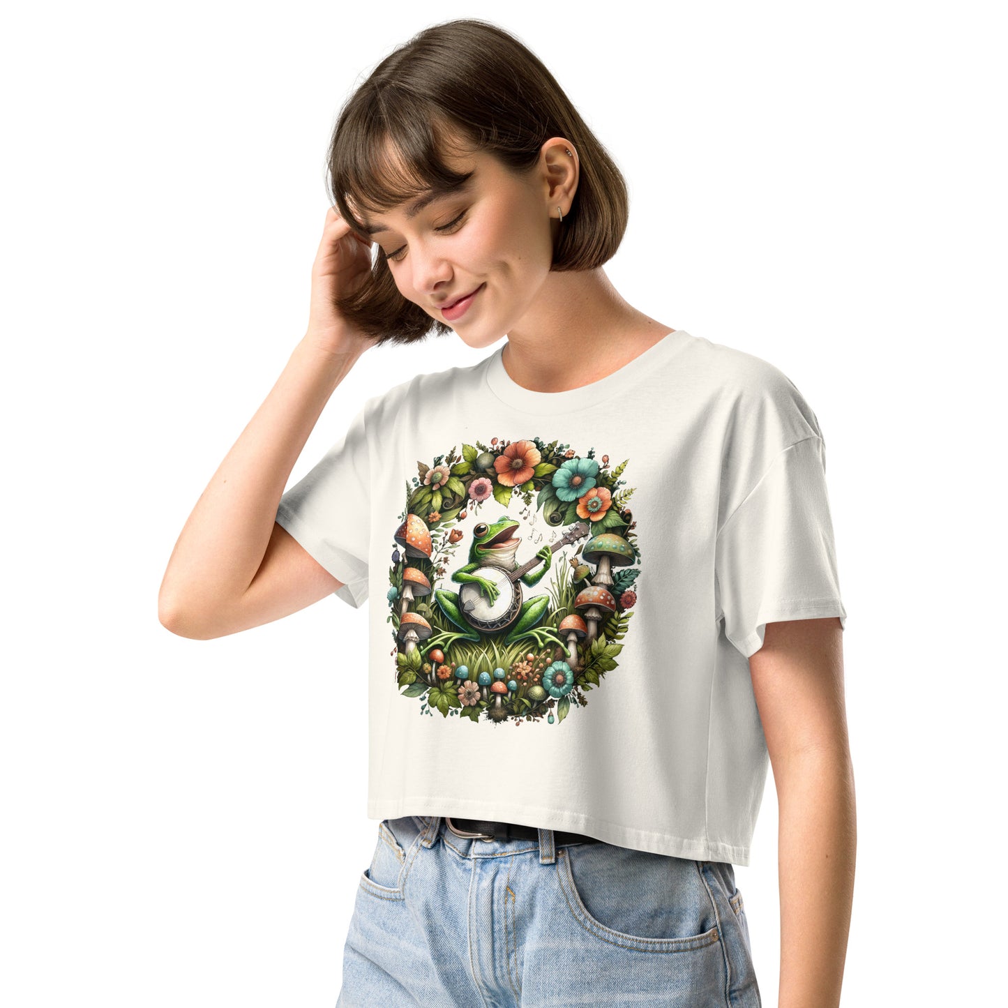 Banjo Frog Crop Top