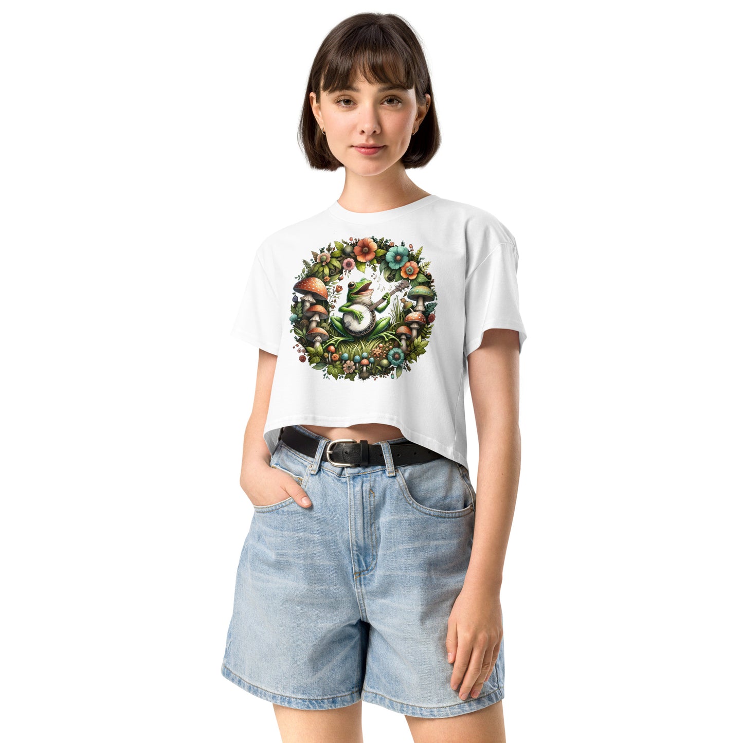 Banjo Frog Crop Top