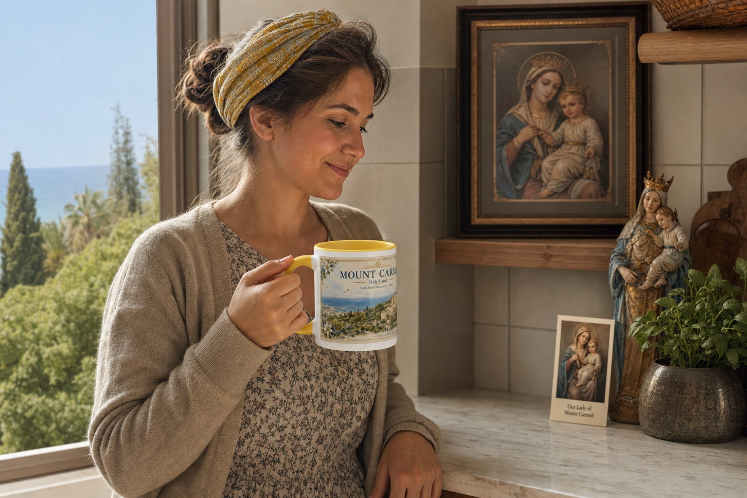 Mount Carmel Stella Maris Mug — Holy Land — carry lifestyle