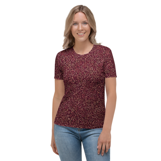 Women's T-Shirt: Spirals & Plastic