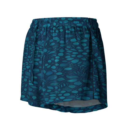 Teal Organic Diamonds Womens Pajama Shorts