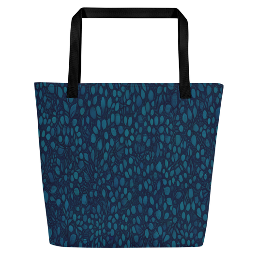 Teal Organic Diamonds Tote Bag