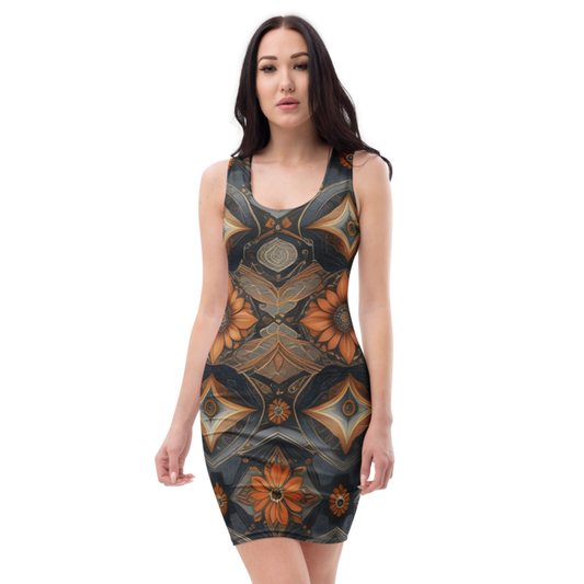 Bodycon Dress: Watercolor & Bleed