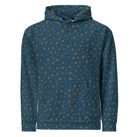 Eco Hoodie: Celestial & Scalloped