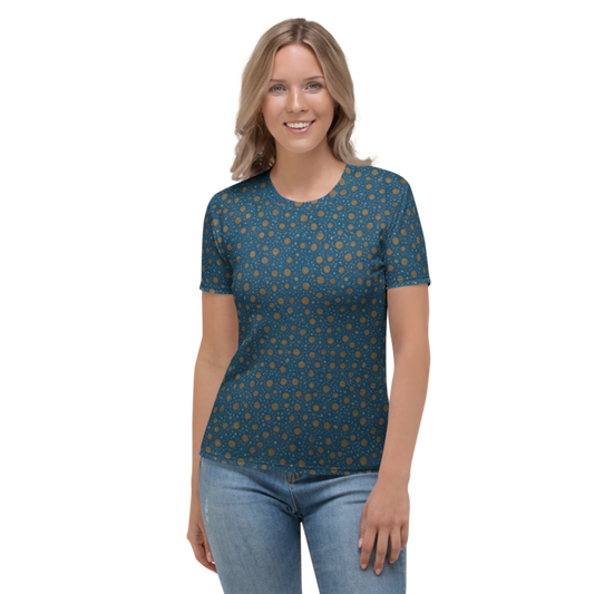 Women's T-Shirt: Celestial & Scalloped