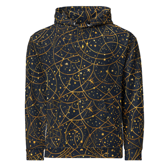 Eco Hoodie: Ethereal & Constellation