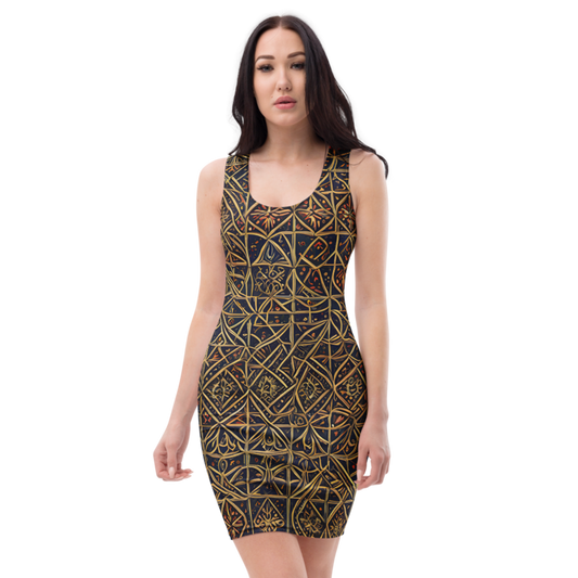 Bodycon Dress: Lattice & Mystic