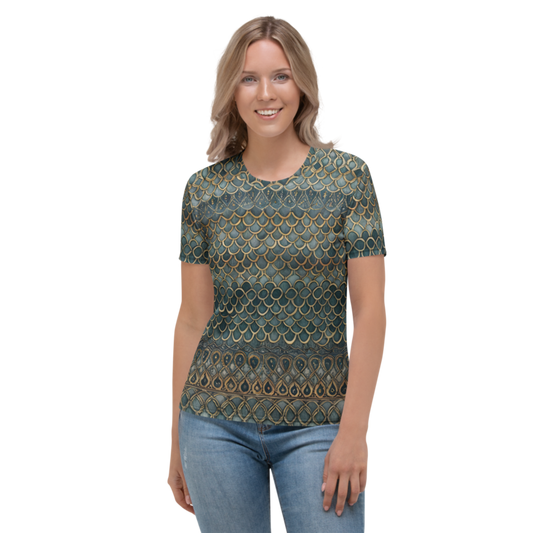 Women's T-Shirt: Sacred & Watercolor