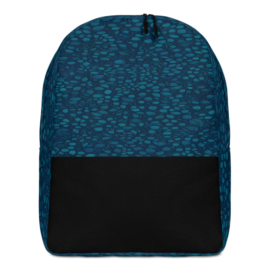 Teal Organic Diamonds Minimalist Backpack
