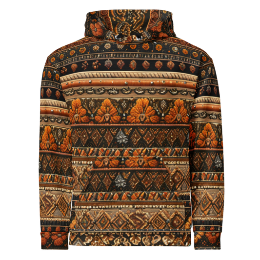 Eco Hoodie: Autumnal & Cross