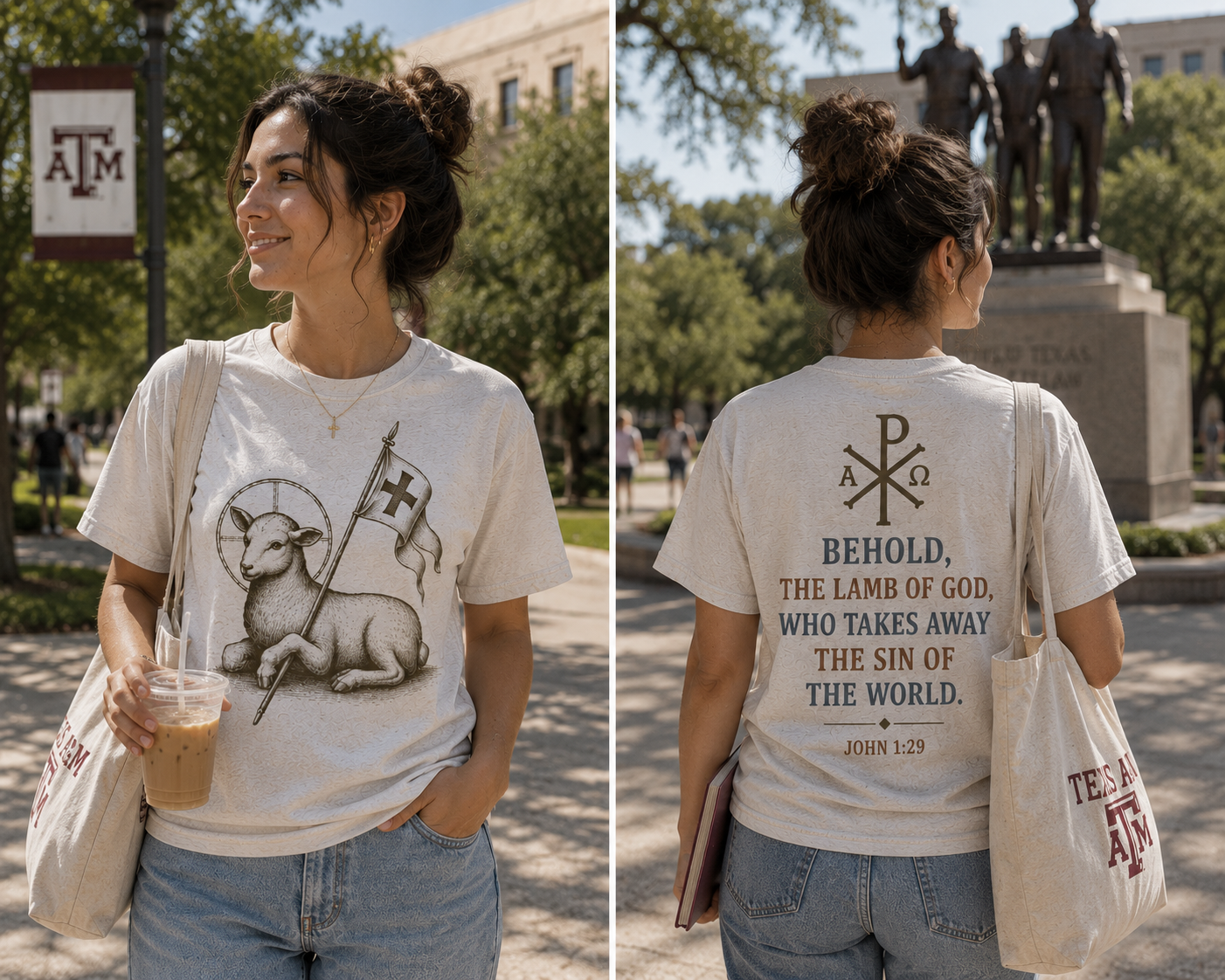 Agnus Dei Lamb of God T-Shirt | John 1:29