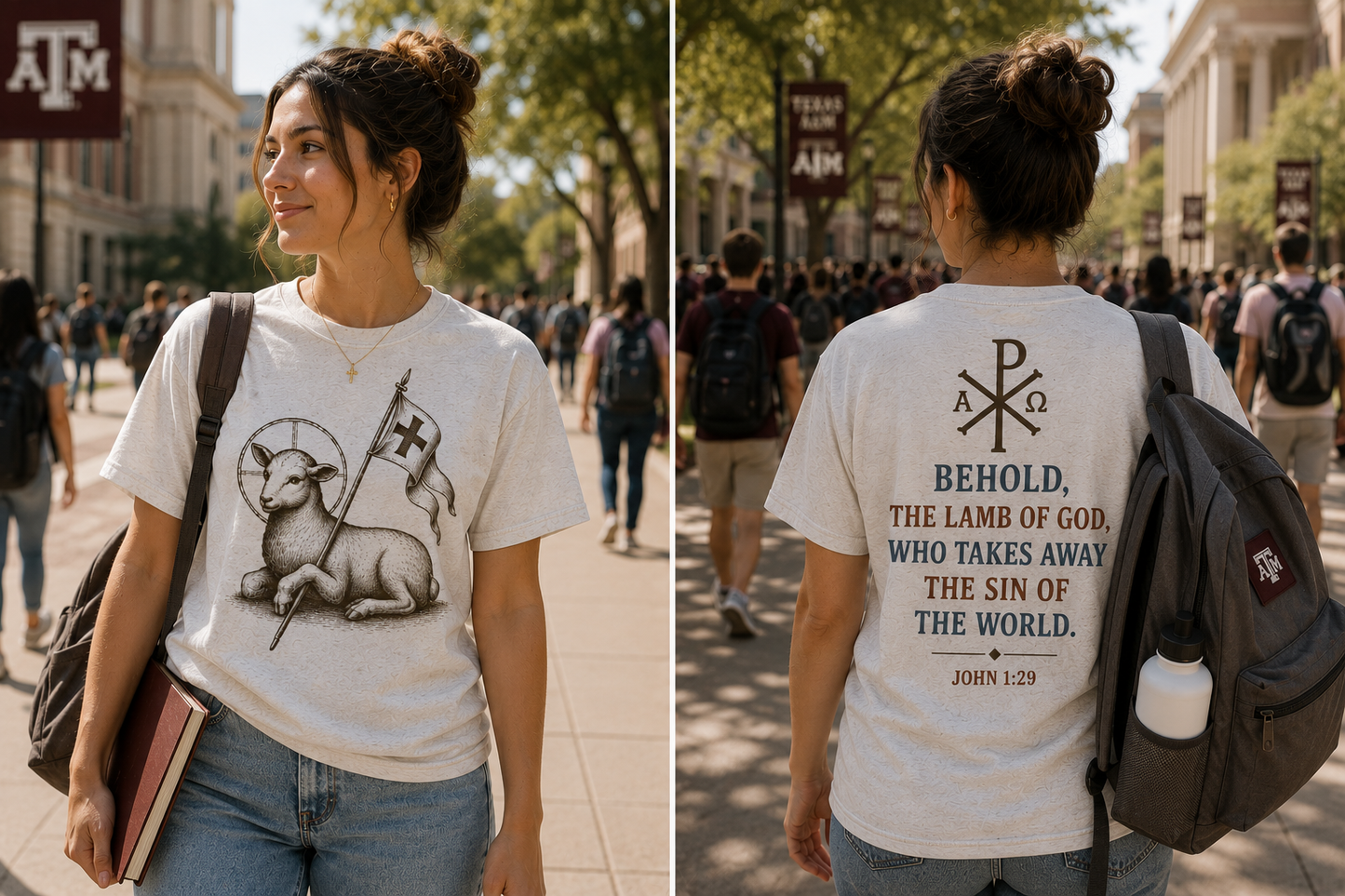 Agnus Dei Lamb of God T-Shirt | John 1:29